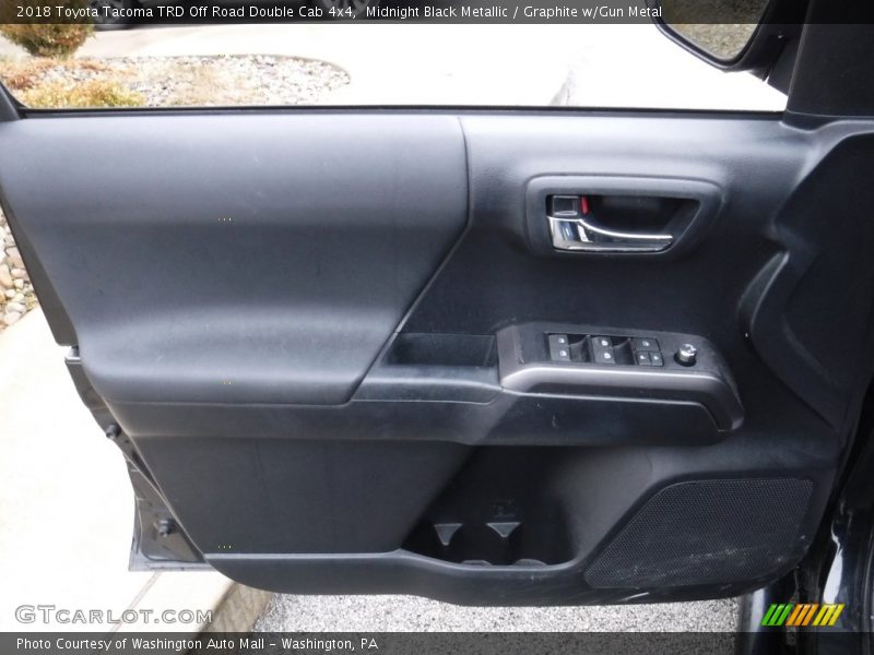 Midnight Black Metallic / Graphite w/Gun Metal 2018 Toyota Tacoma TRD Off Road Double Cab 4x4