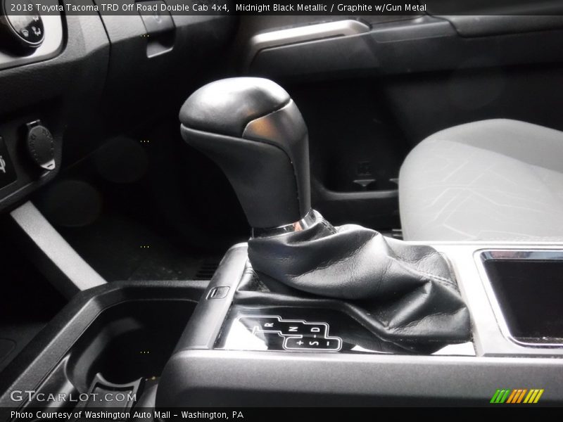 Midnight Black Metallic / Graphite w/Gun Metal 2018 Toyota Tacoma TRD Off Road Double Cab 4x4