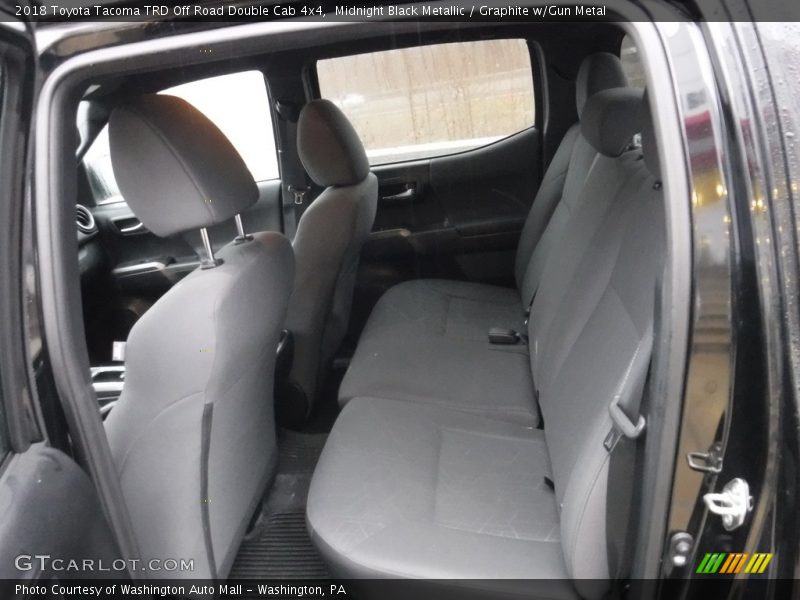 Midnight Black Metallic / Graphite w/Gun Metal 2018 Toyota Tacoma TRD Off Road Double Cab 4x4