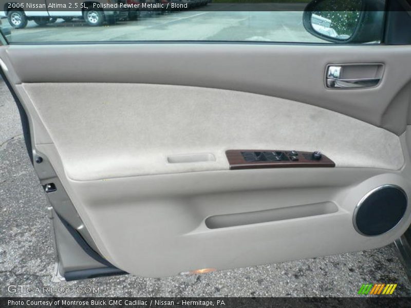 Polished Pewter Metallic / Blond 2006 Nissan Altima 2.5 SL