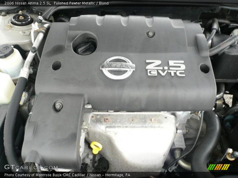 Polished Pewter Metallic / Blond 2006 Nissan Altima 2.5 SL