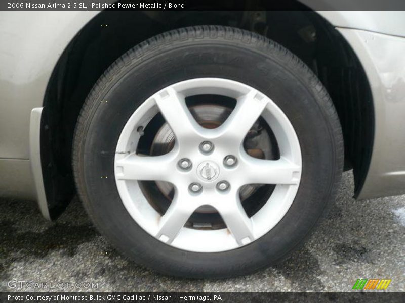 Polished Pewter Metallic / Blond 2006 Nissan Altima 2.5 SL