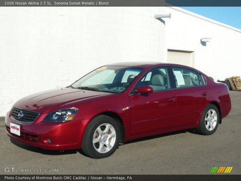 Sonoma Sunset Metallic / Blond 2006 Nissan Altima 2.5 SL