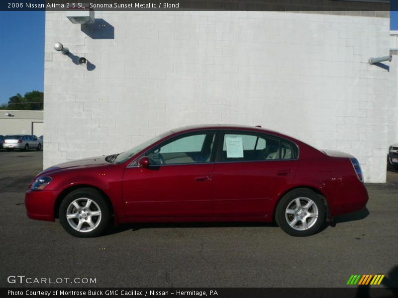 Sonoma Sunset Metallic / Blond 2006 Nissan Altima 2.5 SL