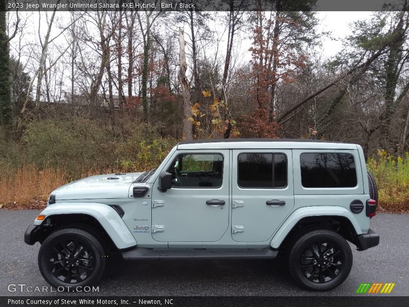 Earl / Black 2023 Jeep Wrangler Unlimited Sahara 4XE Hybrid