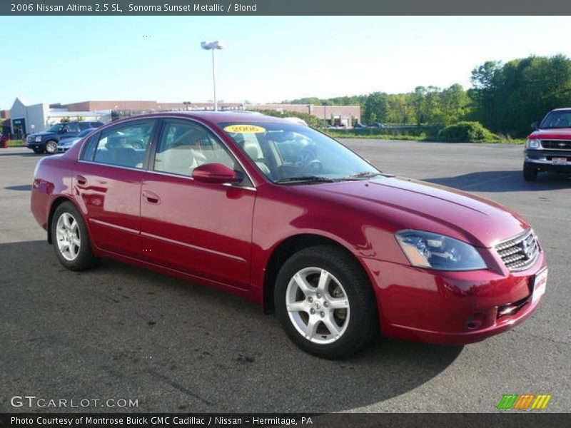Sonoma Sunset Metallic / Blond 2006 Nissan Altima 2.5 SL