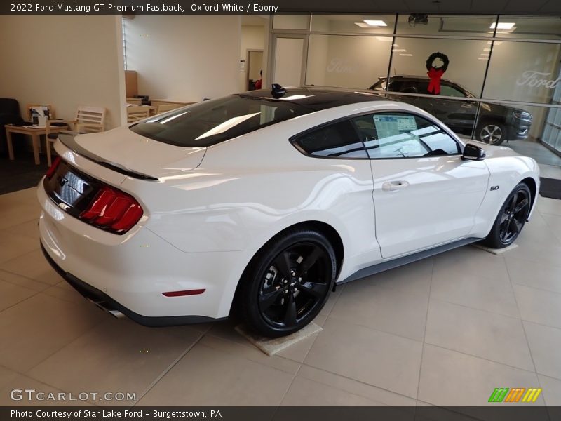 Oxford White / Ebony 2022 Ford Mustang GT Premium Fastback