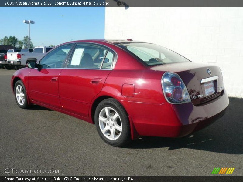 Sonoma Sunset Metallic / Blond 2006 Nissan Altima 2.5 SL