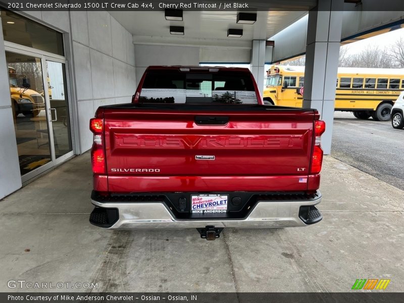 Cherry Red Tintcoat / Jet Black 2021 Chevrolet Silverado 1500 LT Crew Cab 4x4