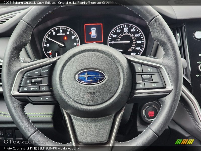 Crystal White Pearl / Titanium Gray 2023 Subaru Outback Onyx Edition