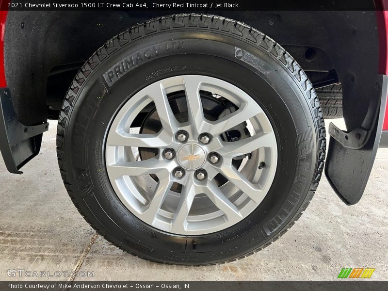 Cherry Red Tintcoat / Jet Black 2021 Chevrolet Silverado 1500 LT Crew Cab 4x4