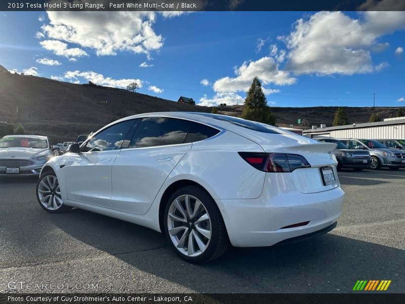Pearl White Multi-Coat / Black 2019 Tesla Model 3 Long Range