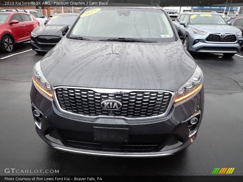Platinum Graphite / Satin Black 2019 Kia Sorento SX AWD