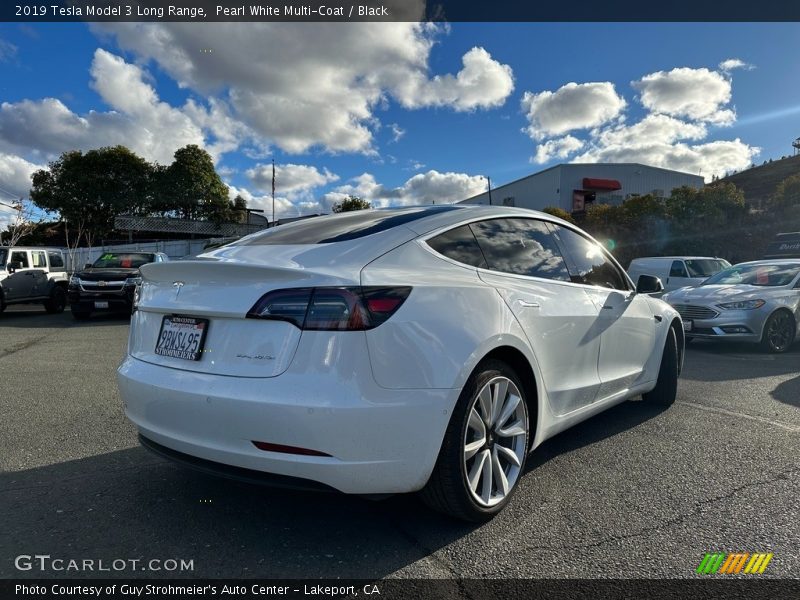 Pearl White Multi-Coat / Black 2019 Tesla Model 3 Long Range