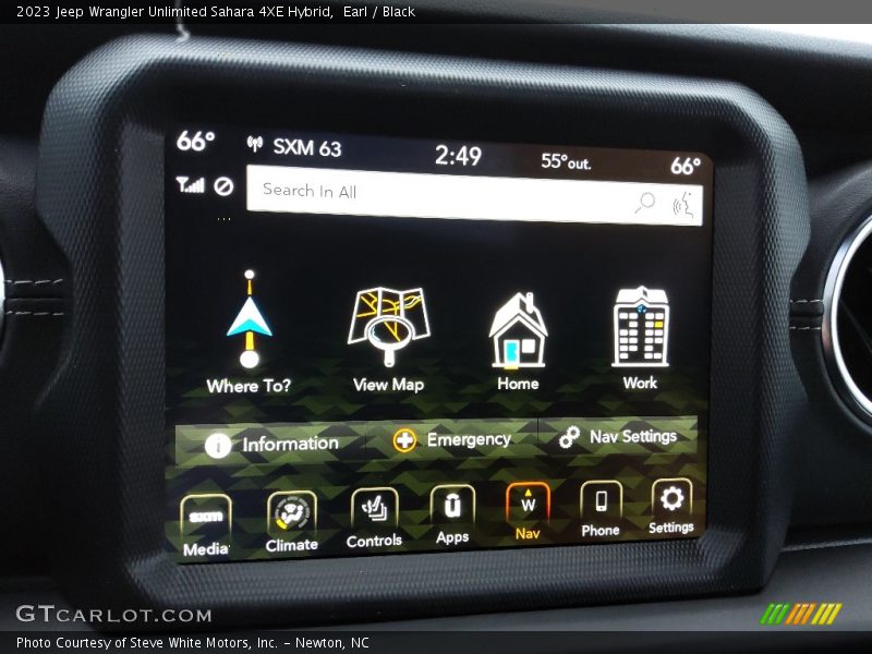 Earl / Black 2023 Jeep Wrangler Unlimited Sahara 4XE Hybrid