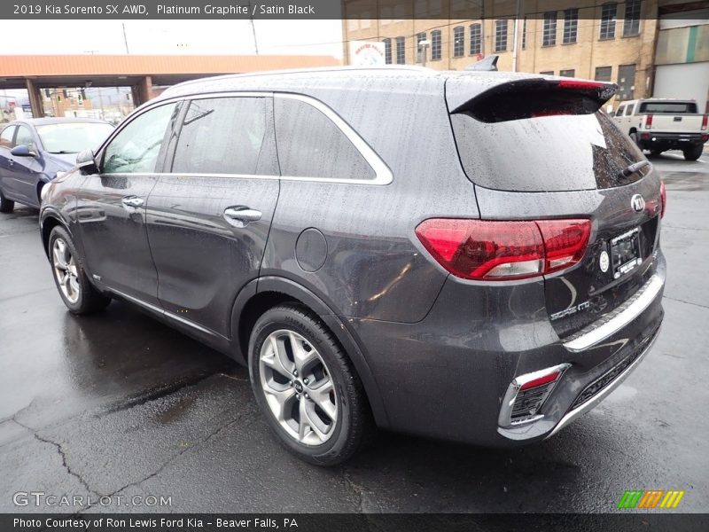 Platinum Graphite / Satin Black 2019 Kia Sorento SX AWD