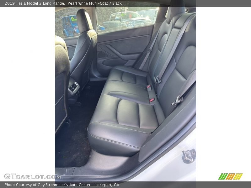 Rear Seat of 2019 Model 3 Long Range