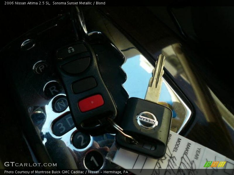 Sonoma Sunset Metallic / Blond 2006 Nissan Altima 2.5 SL
