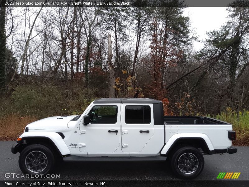 Bright White / Dark Saddle/Black 2023 Jeep Gladiator Overland 4x4