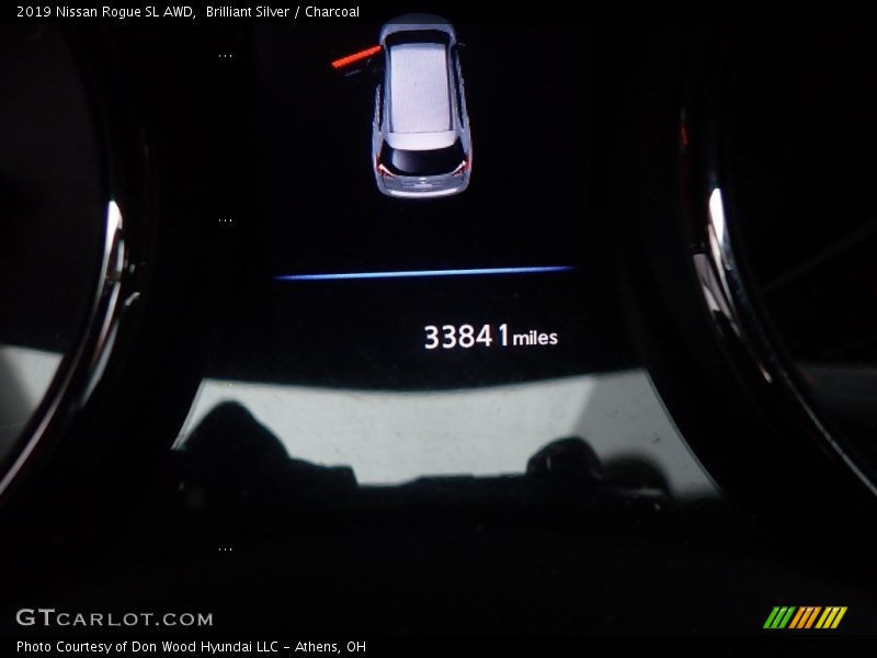 Brilliant Silver / Charcoal 2019 Nissan Rogue SL AWD
