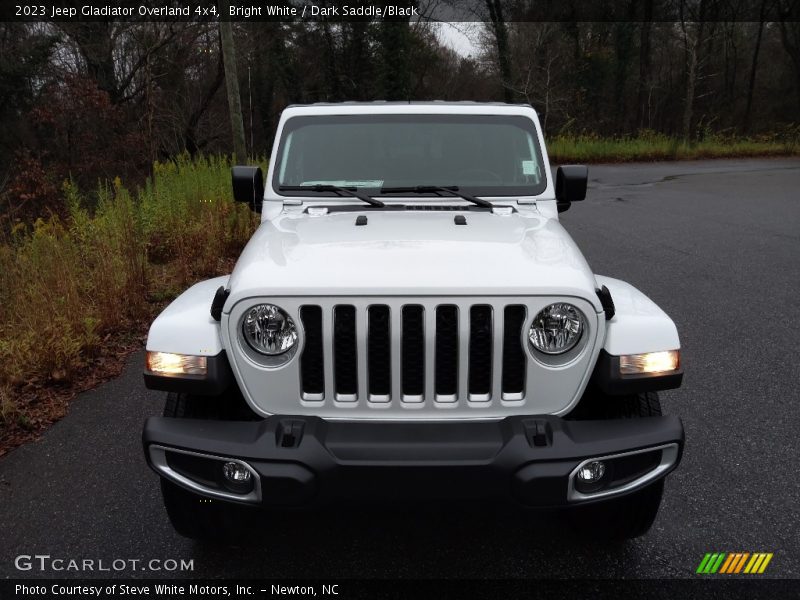 Bright White / Dark Saddle/Black 2023 Jeep Gladiator Overland 4x4