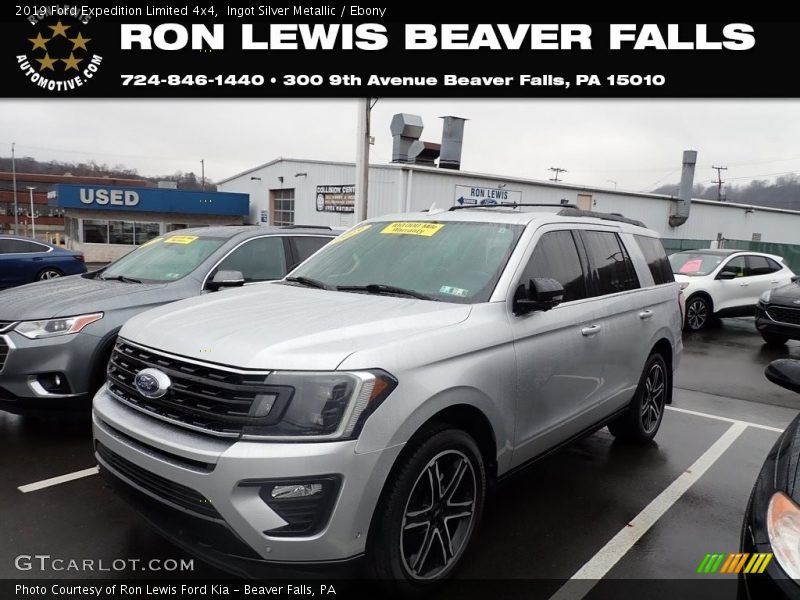 Ingot Silver Metallic / Ebony 2019 Ford Expedition Limited 4x4
