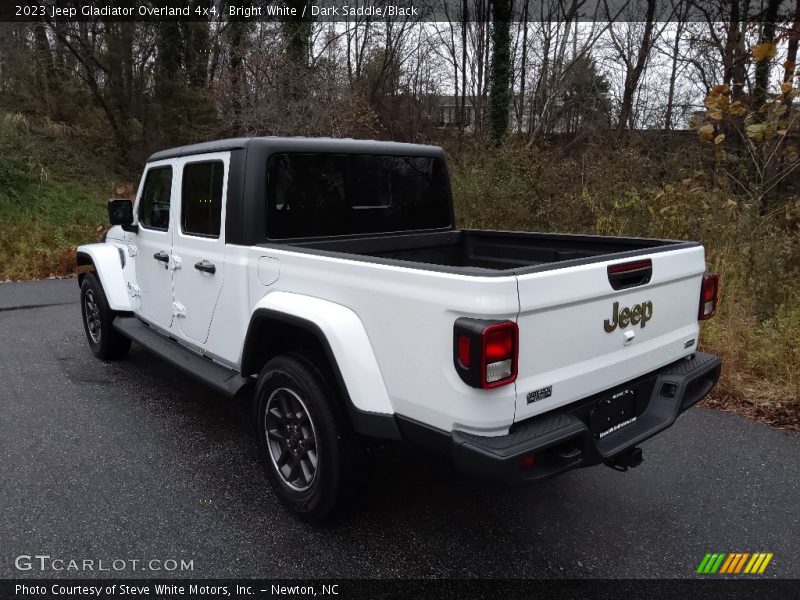 Bright White / Dark Saddle/Black 2023 Jeep Gladiator Overland 4x4