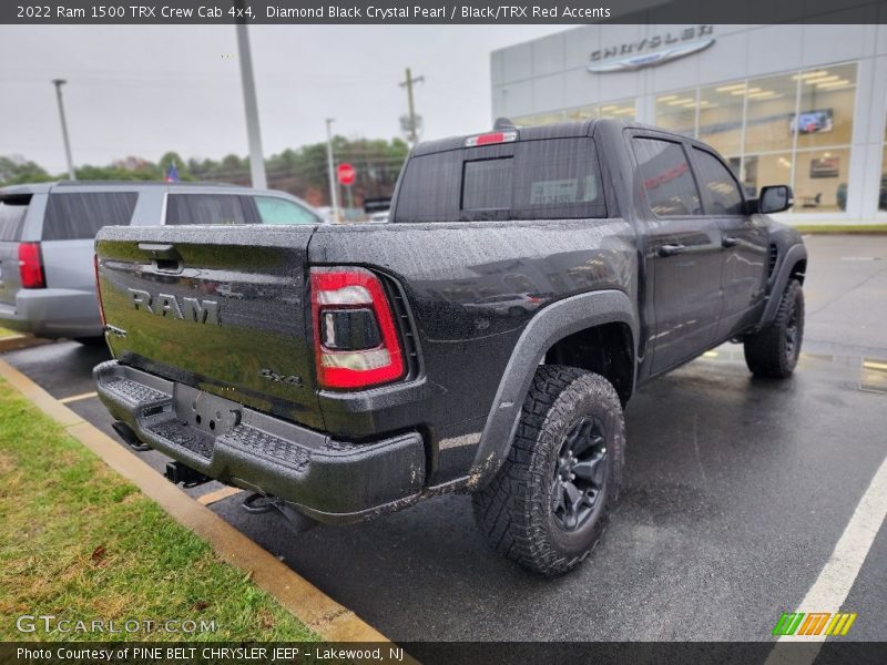 Diamond Black Crystal Pearl / Black/TRX Red Accents 2022 Ram 1500 TRX Crew Cab 4x4