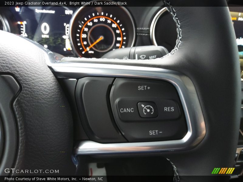 Bright White / Dark Saddle/Black 2023 Jeep Gladiator Overland 4x4