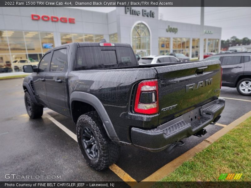 Diamond Black Crystal Pearl / Black/TRX Red Accents 2022 Ram 1500 TRX Crew Cab 4x4