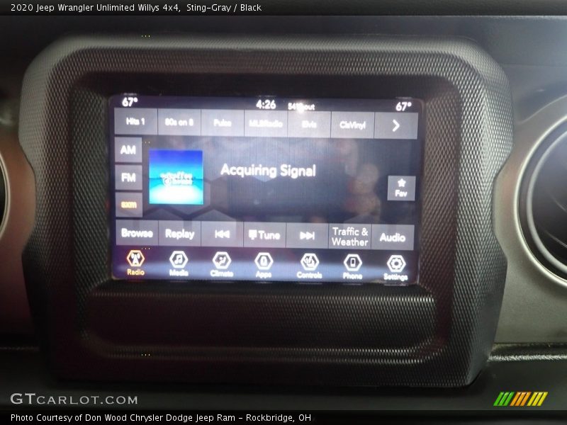 Sting-Gray / Black 2020 Jeep Wrangler Unlimited Willys 4x4