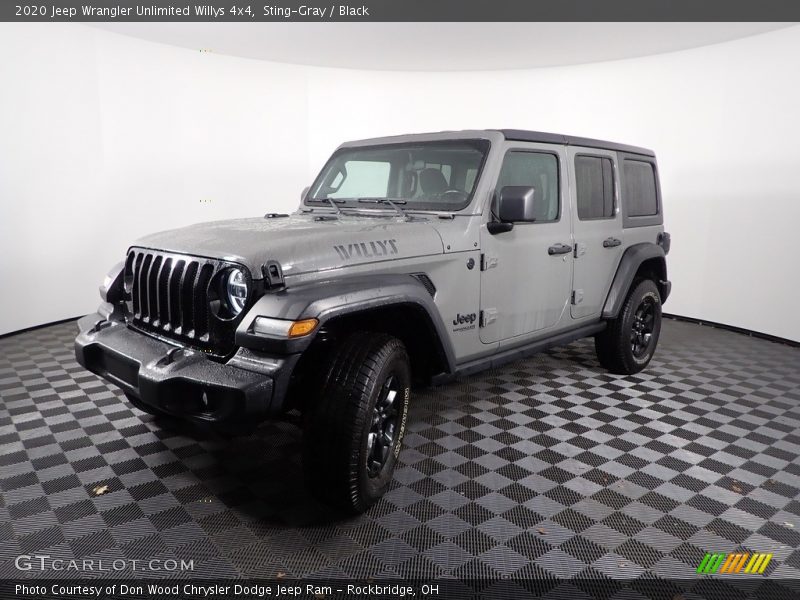 Sting-Gray / Black 2020 Jeep Wrangler Unlimited Willys 4x4