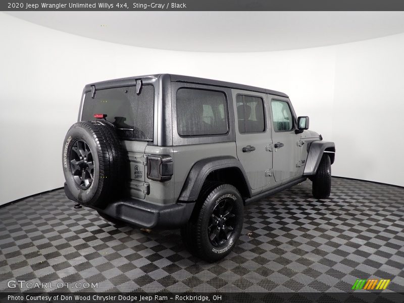 Sting-Gray / Black 2020 Jeep Wrangler Unlimited Willys 4x4