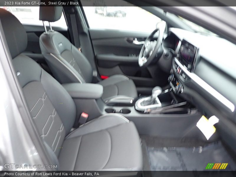 Steel Gray / Black 2023 Kia Forte GT-Line