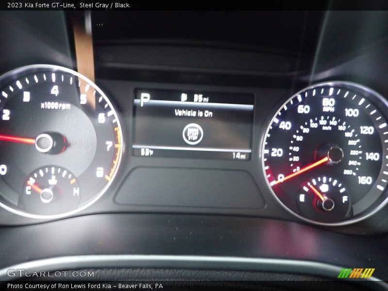 Steel Gray / Black 2023 Kia Forte GT-Line