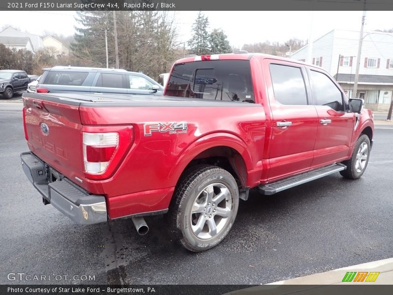 Rapid Red / Black 2021 Ford F150 Lariat SuperCrew 4x4