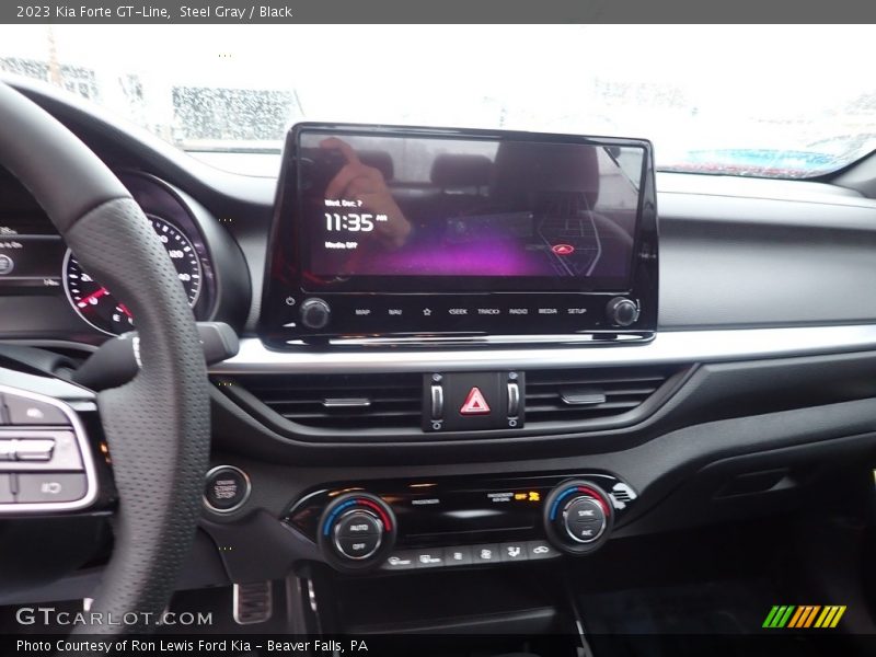 Steel Gray / Black 2023 Kia Forte GT-Line