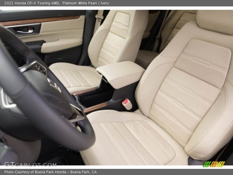 Platinum White Pearl / Ivory 2022 Honda CR-V Touring AWD