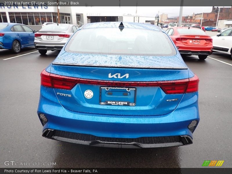 Sporty Blue / Black 2023 Kia Forte GT-Line