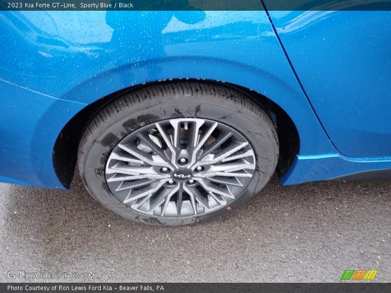 Sporty Blue / Black 2023 Kia Forte GT-Line