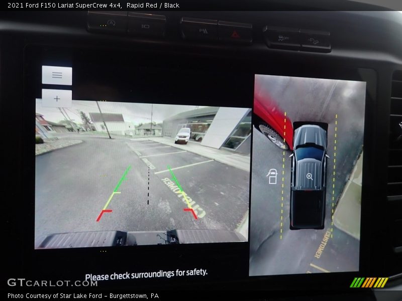 Rapid Red / Black 2021 Ford F150 Lariat SuperCrew 4x4
