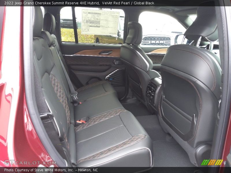 Rear Seat of 2022 Grand Cherokee Summit Reserve 4XE Hybrid