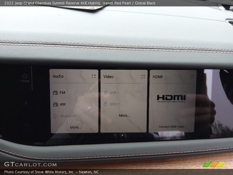 Velvet Red Pearl / Global Black 2022 Jeep Grand Cherokee Summit Reserve 4XE Hybrid