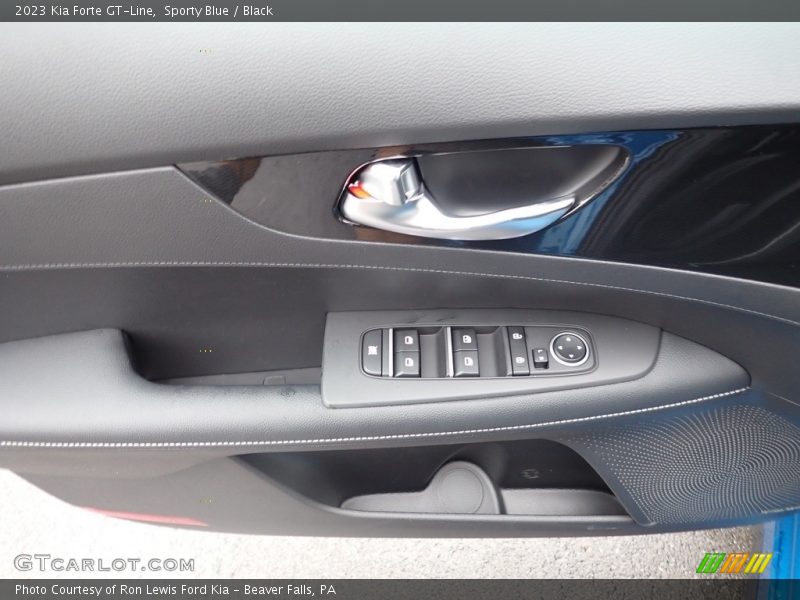 Sporty Blue / Black 2023 Kia Forte GT-Line