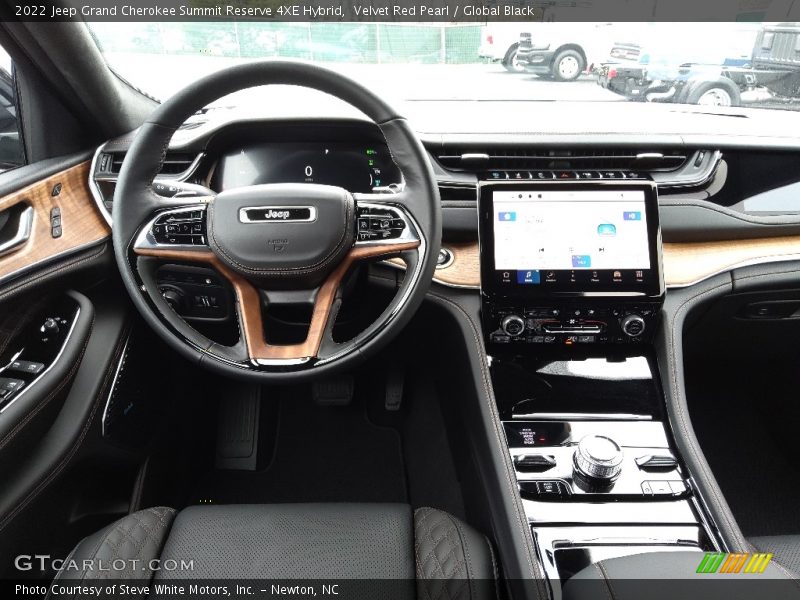 Dashboard of 2022 Grand Cherokee Summit Reserve 4XE Hybrid