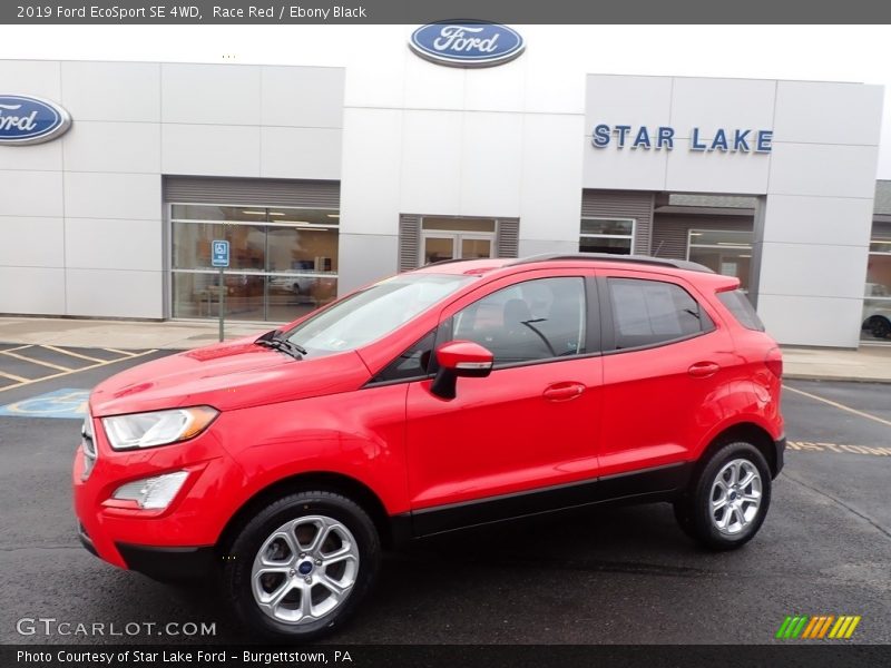 Race Red / Ebony Black 2019 Ford EcoSport SE 4WD