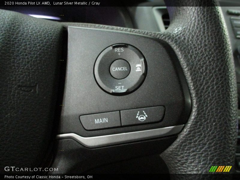Lunar Silver Metallic / Gray 2020 Honda Pilot LX AWD