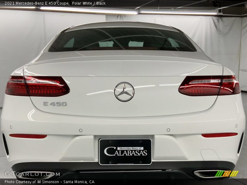 Polar White / Black 2021 Mercedes-Benz E 450 Coupe