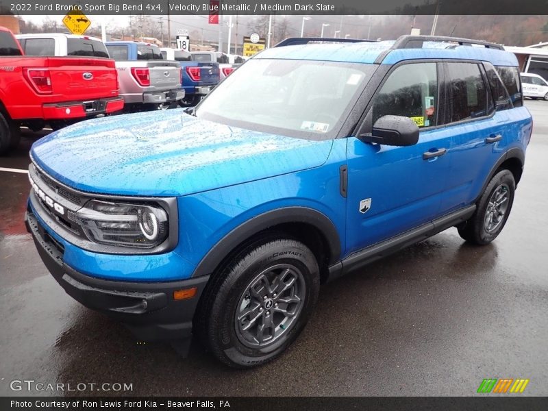 Velocity Blue Metallic / Medium Dark Slate 2022 Ford Bronco Sport Big Bend 4x4