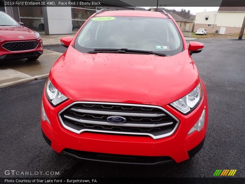 Race Red / Ebony Black 2019 Ford EcoSport SE 4WD